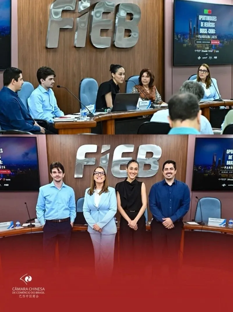 Thiago Martello em painel na FIEB sobre oportunidades de negócios Brasil–China